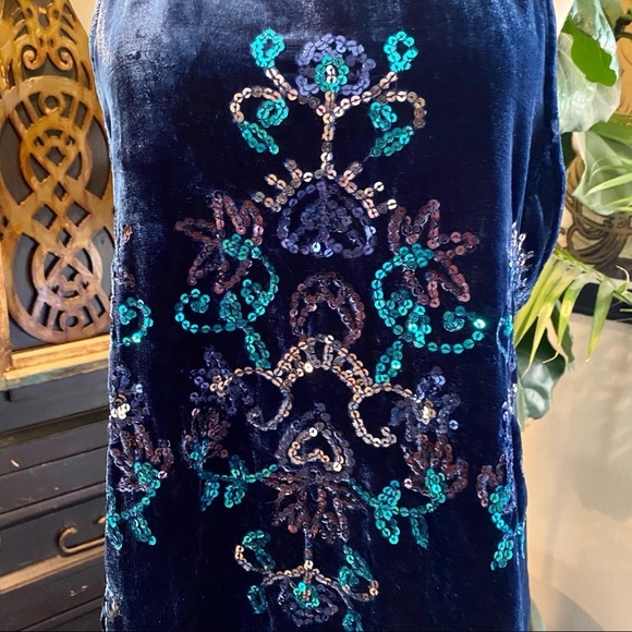 Free People Jill’s velvet sequin swing dress - Picture 13 of 14